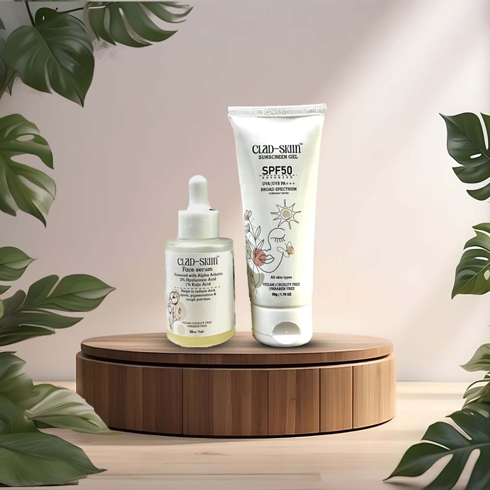 Face Serum & Sunscreen SPF 50 Combo